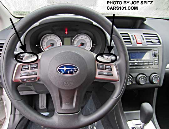 2014 subaru premium steering wheel with cruise control, and new blue center logo