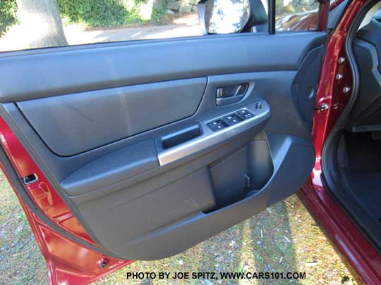 2015 Subaru Impreza 2.0i driver's door, shown open