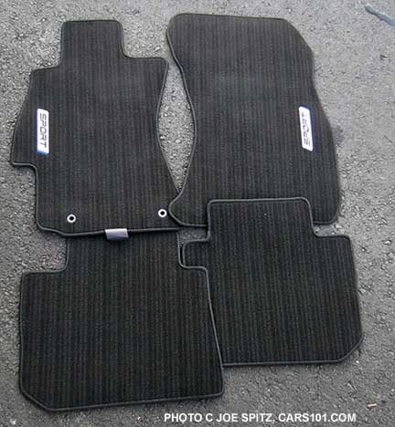 2015 Impreza Sport model standard carpeted floor mats