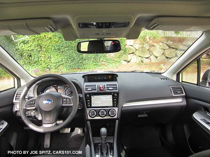 2015 Impreza Limited 4 door sedan black leather interior with optional eyesight forward facing cameras