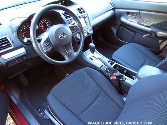 2015 Subaru Impreza 2.0i or Premium black interior