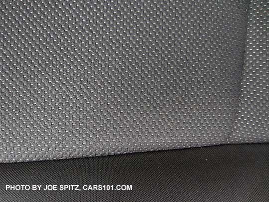 2015 Impreza black tricot cloth on 2.0i and 2.0i Premium models