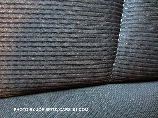 2015 Subaru impreza black striped cloth on 2.0i Sport Premium models