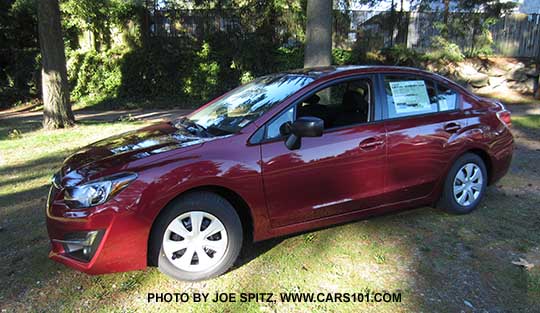 venetian red 2015 Impreza 2.0i 4 door sedan