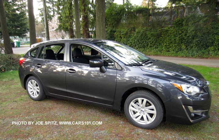 dark gray 2015 Subaru Impreza 2.0i 5 door hatchback