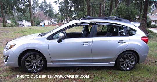 side view Impreza sport 2015 model