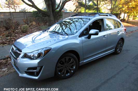 ice silver Subaru Impreza Sport 5 door