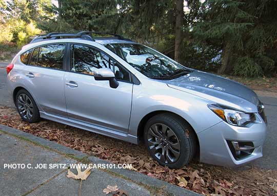 subaru impreza sport hatchback silver