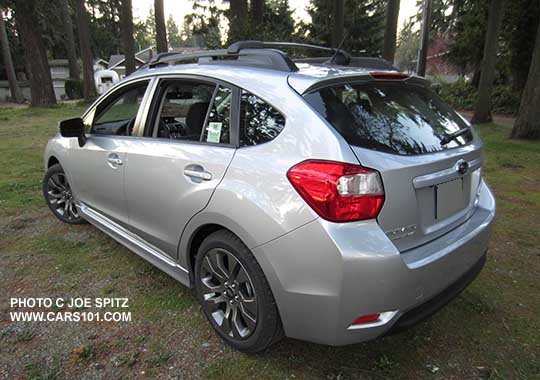 ear view ice silver Subaru Impreza Sport