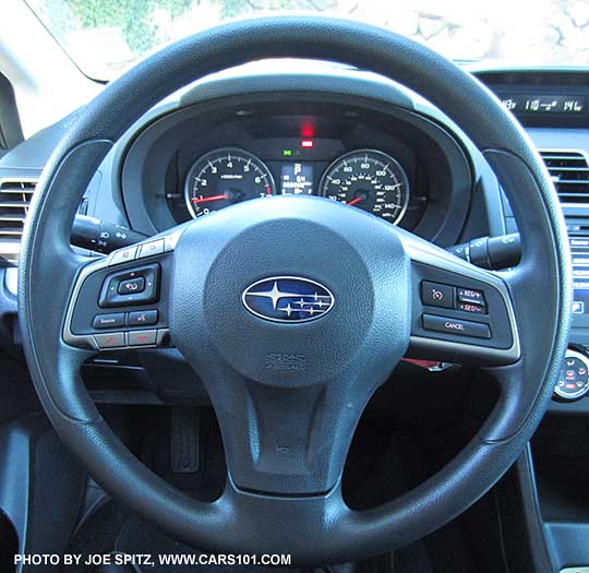 2015 Impreza steering wheel, 2.0i and Premium