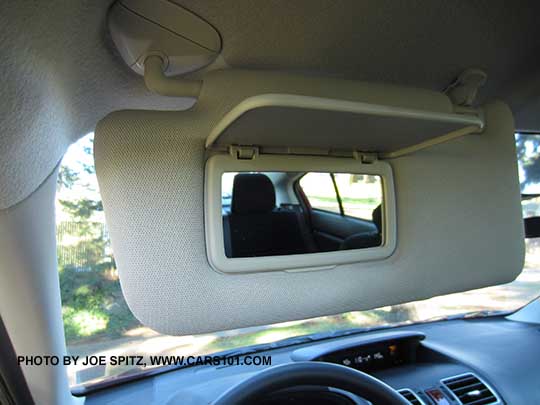 2015 Impreza sun visor and mirror (not lit)