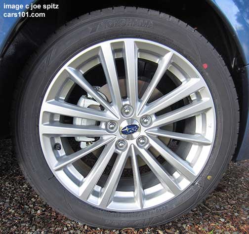2015 Impreza Limited 17" silver alloy wheel