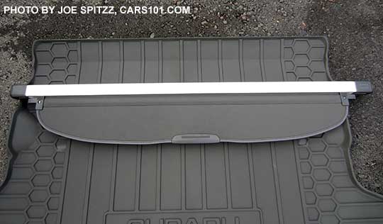 2017 Subaru Impreza 5 door hatchback cargo area cargo tray and cargo area luggage cover