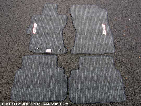 2017 Impreza Sport set of 4 standard carpeted floor mats with Sport logo
