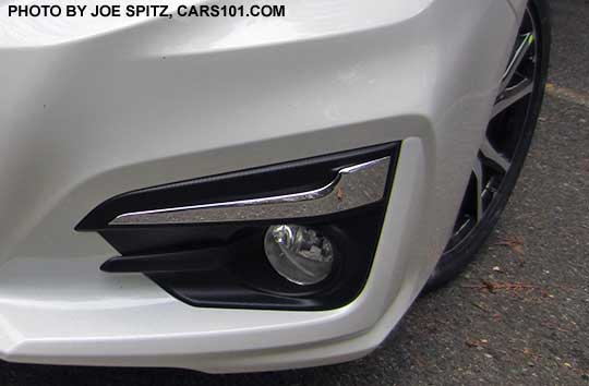 2017 Subaru Impreza 2.0i base model and Premium fog light blank.