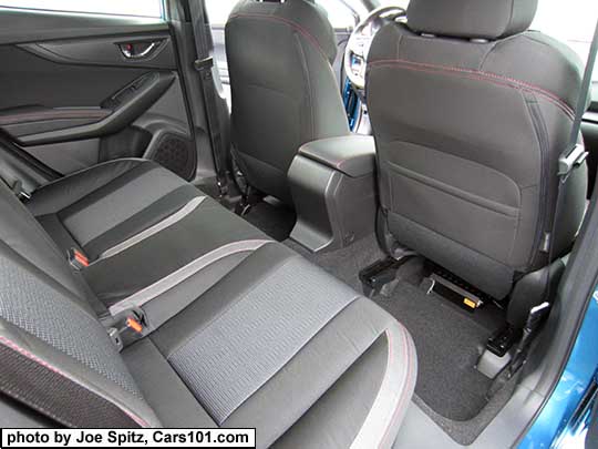 2017 Subaru Impreza Sport 5 door rear seat