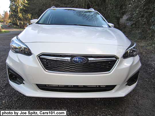 2017 Subaru Impreza Premium 5 door hatchback, crystal white