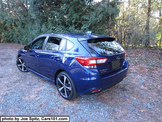 2017 Subaru Impreza Sport 5 door hatchback, Lapis Blue