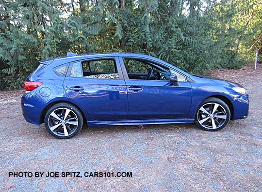 2017 Subaru Impreza Sport 5 door hatchback, Lapis Blue