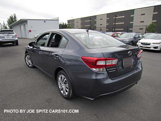 2017 Subaru Impreza 2.0i sedan, carbide gray color shown