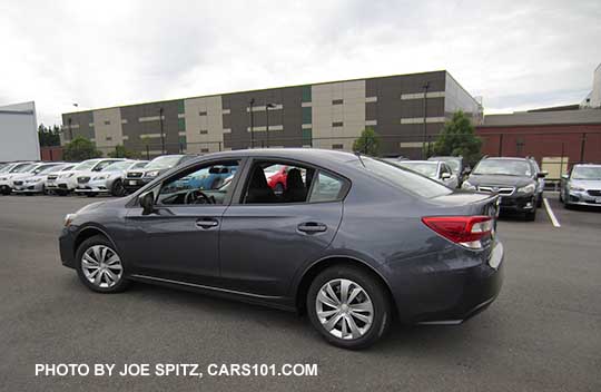 2017 Subaru Impreza 2.0i sedan, carbide gray color shown