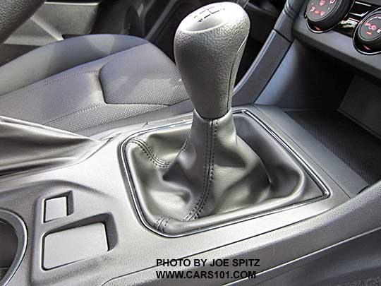 2017 Subaru Impreza 2.0i base model manual transmission vinyl shift knob