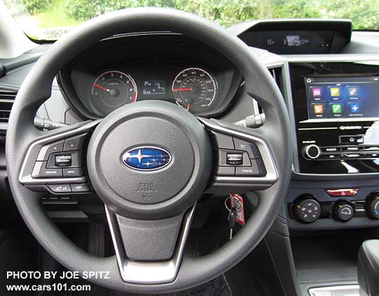 2017 Subaru Impreza 2.0i and Premium vinyl covered steering wheel