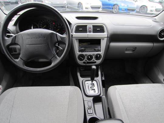 interior 2002 Impreza outback Sport, automatic transmission
