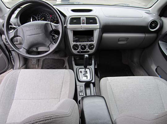 2002 impreza cloth interior, outback sport