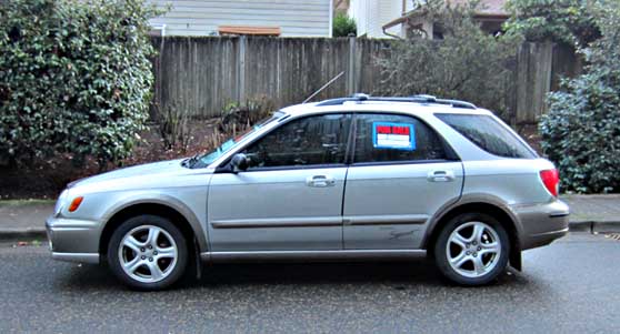 side view subaru 2002 impreza