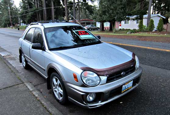 passenger side 2002 impreza outback sport