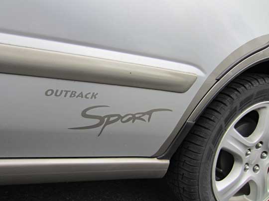 2002 Impreza Outback Sport logo