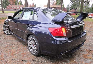 Plasma Blue Pearl STI  4door sedan