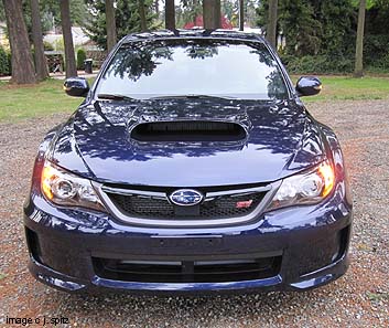 front view- 2011 Plasma Blue Pearl WRX STI 4 door