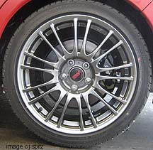 2011 STI BBS alloy wheel