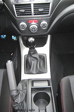 09 WRX console with optional STI duracon shift knob