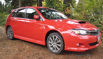 2010 subaru wrx side view