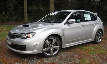 2010 WRX STI, side view