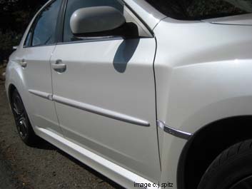 2011 Impreza side moldings, WRX shown