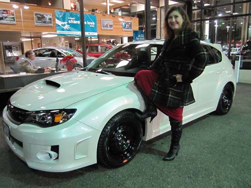 WRX with 16 steel wheels and winter tires