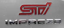 2010 STI logo on back gate