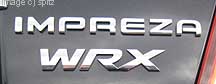 WRX logo on rear gate or trunk