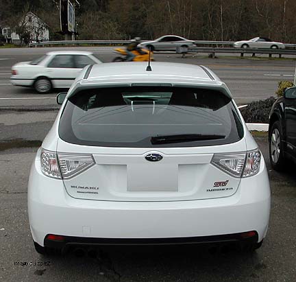 2010 Aspen White STI SE. Only 125 produced in this color