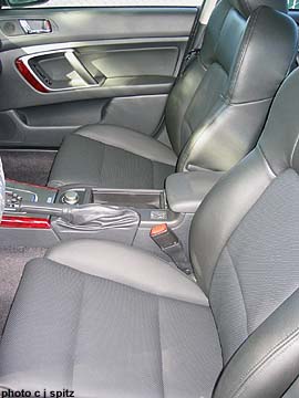 Outback XT, gray leather interior