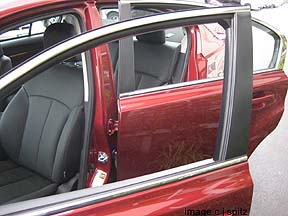 framed doors are new for all 2010s Legacy and Outback