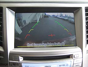 navigation with back up camera