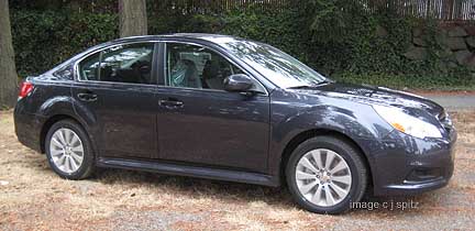 2010 Legacy 3.6R with 17 alloys, graphite gray shown
