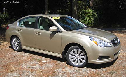 2010 Subaru Legacy- Harvest Gold shown