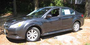 Subaru 2010 graphite gray Premium Legacy sedan, 16 alloys