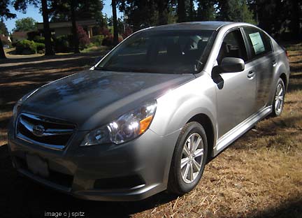 redesigned 2010 Subaru Legacy